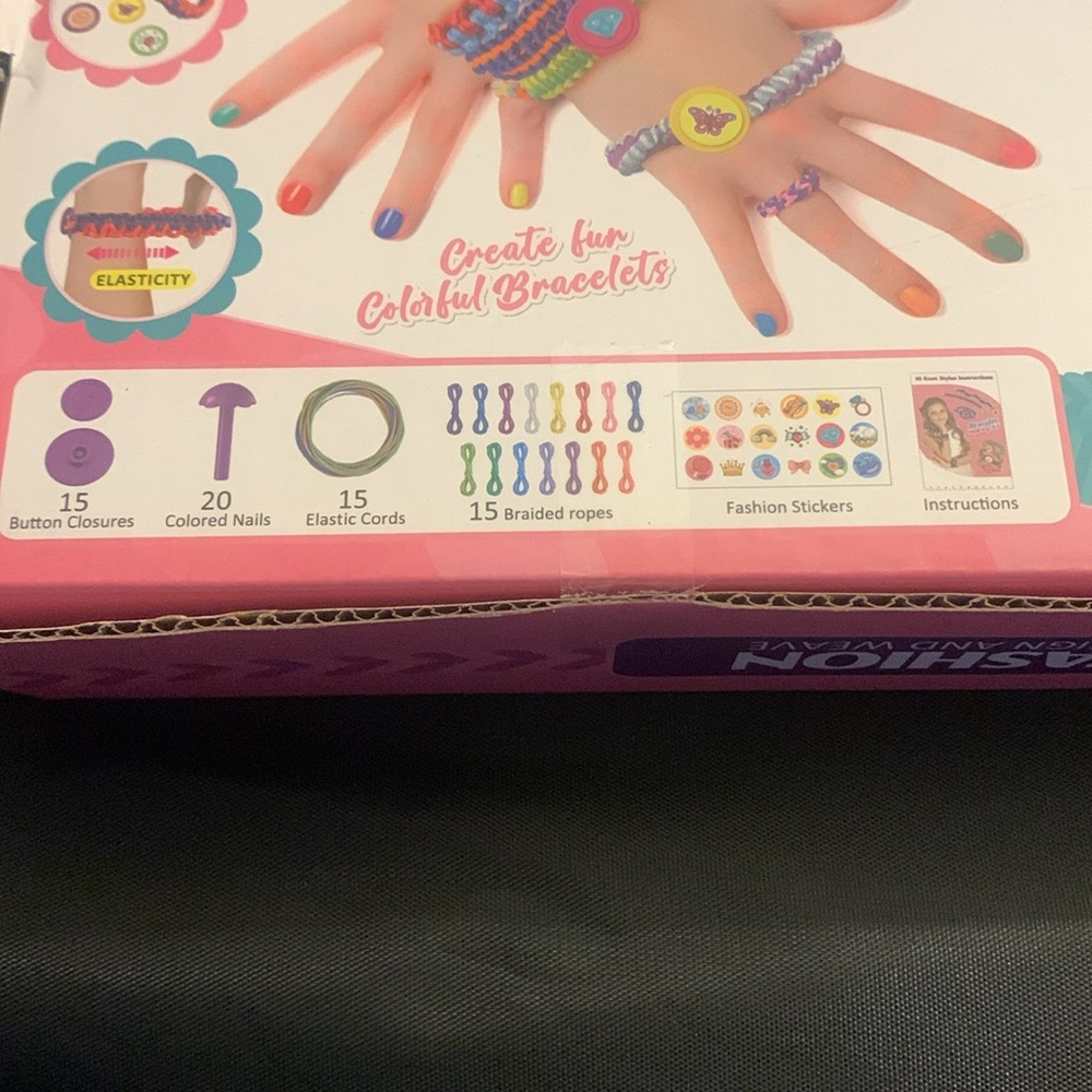 Friendship Bracelets Rope Weaver Kit Bracelet Kit Stretchy Hand Rope NWT - Picture 17 of 17